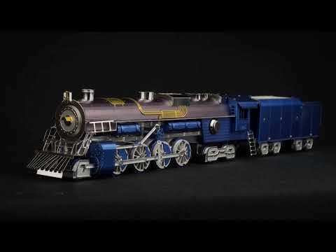 Колекційна модель-конструктор Metal Time Polar Steel color Поїзд механічний (MT052)