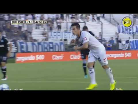 Gol de Federico Andrada doblete  - Quilmes 2 x 0 Racing Club - Fecha 18 - Liga Argentina