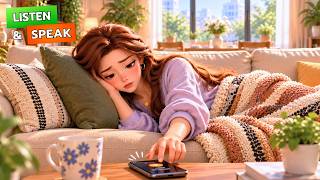 A Weekend of Catching Up on Sleep | English Story | A2–B1