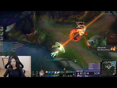 Pokimane getting trolled by a shaco