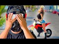 She Bought A Mini Bike