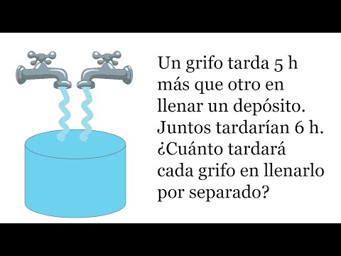 GRIFOS QUE LLENAN UN DEPÓSITO. Razonamiento Matemático.