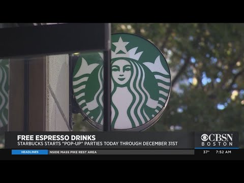 Free Espresso Drinks At Starbucks Pop-Up Parties