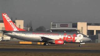 preview picture of video 'DONCASTER AIRPORT (UK) Jet2 B737-300 DEPARTURE FOR BELFAST CITY'