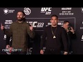 UFC 223 ANTHONY PETTIS VS MIKE CHIESA  FACE OFF & UNDERCARD  FACE OFFS