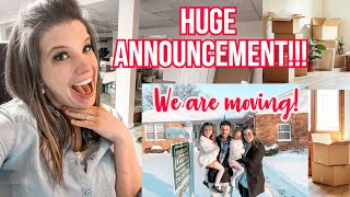 HUGE ANNOUNCEMENT | MOVING ANNOUNCEMENT | WE ARE MOVING ACROSS THE COUNTRY! | moving to texas
