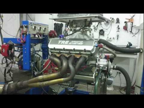598 BBC Super Gas Engine 1215 HP Jim Rod Cappiello TRE Racing Engine