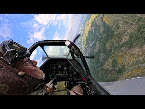 RAW SOUND! P-51D Mustang Onboard WARBIRD Aerobatics