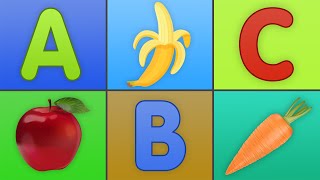 Phonics Food Song | Learn ABC Alphabet with Food | ABC Phonics for Kids