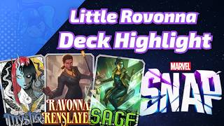 Little Ravonna Ongoing is SCRAPPY! | Marvel SNAP Deck Highlight