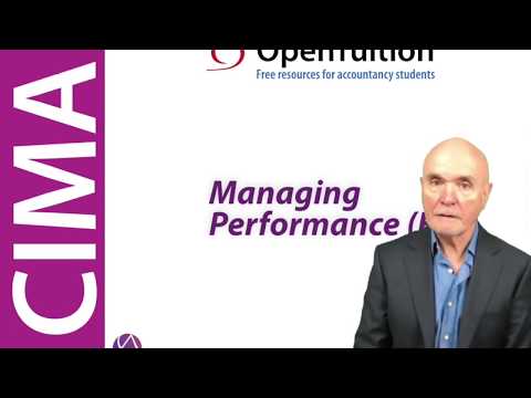 Introduction to CIMA E2 Managing Performance Exam