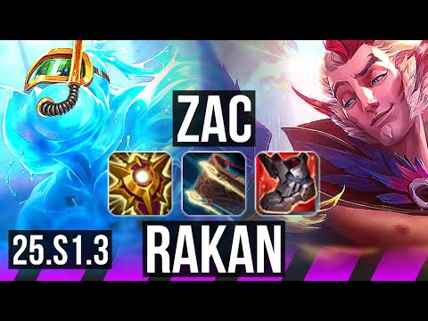 ZAC & Kai'Sa vs RAKAN & Jhin (SUP) | 2/3/20 | KR Master | 25.S1.3