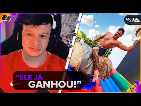 ARUAN REAGE: O MELHOR MONTADOR DE BOI DA CASA GANHA O GRANDE PRÊMIO (RENATO GARCIA) -Cortes do Aruan