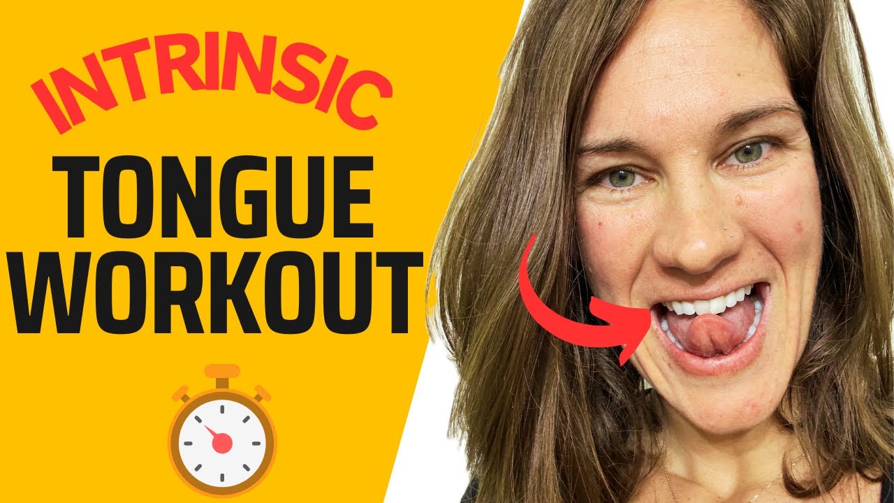 5 Minute Intrinsic Tongue Muscle Exercise - Tone YOUR Tongue!