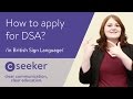 How To Apply For DSA