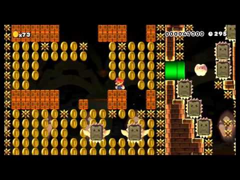 Mario Maker: Whomp's Coin Dungeon (83CE 0000 00D1 72F8) -HARD-