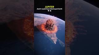 How Jupiter Saved Earth from a Deadly Comet! 🌍🚀 #Shorts #asteroid #space #earth