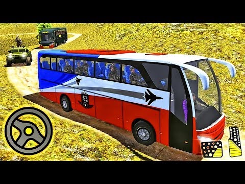 Offroad Army Bus Simulator 2019 - Mountain Buses Driving | Android Gameplay