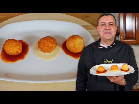 PALLINE di FORMAGGIO FRITTE - Ricetta BUONISSIMA e SFIZIOSA