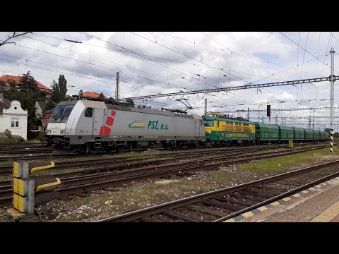 Traxx 186 352-1, Plechovka 242 271-5 a Okuliarnik 468 002-4 PSŽ | Bratislava-hlavná stanica