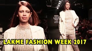 Kalki Koechlin Walks The Ramp For Neha Agarwal – Nikita Mhaisalkar At Lakme Fashion Week 2017