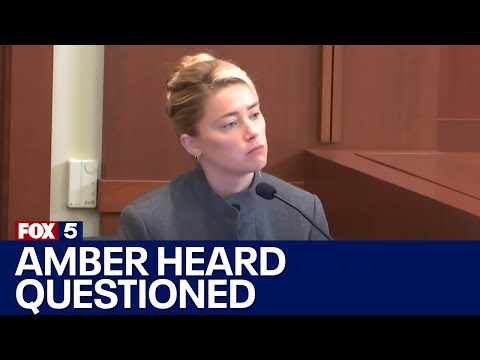 Johnny Depp's lawyers question Amber Heard about donating divorce settlement to charity | FOX 5 DC