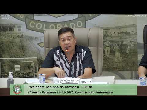 3ª SESSÃO ORDINÁRIA 23-02-2026