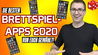 Die Top 10 besten Brettspiel-APPS 2020 - von EUCH gewählt! Ergebnisse des Community Votings 2021
