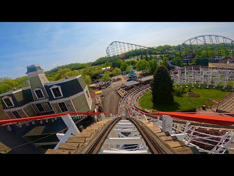 On-ride point of view of Thunderbolt
