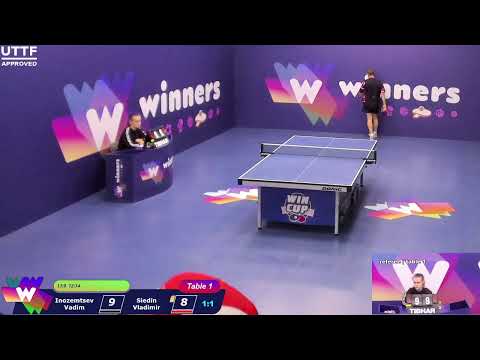 WINners CUP table 1  22.11  Inozemtsev Vadim - Siedin Vladimir    14:00