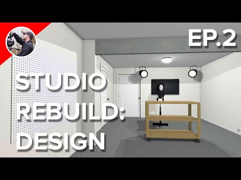 Designing The New YouTube Studio - Studio Rebuild - Episode 2