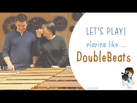 Playing like DoubleBeats Percussion Duo (Ni Fan & Lukas Böhm)