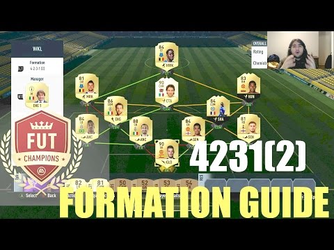 BEST FORMATION FOR FUT CHAMPIONS!! FIFA 17 4231(2) FORMATION GUIDE, CUSTOM TACTICS, INSTRUCTIONS!