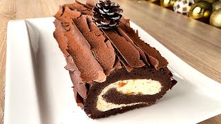 NO paran de pedirme la receta de este TRONCO de Navidad! Se deshace en la boca y es FÁCIL de hacer