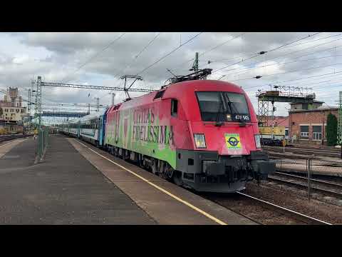 4K GYSEV / RaaberBahn Civitas Taurus, MÁV InterCity érkezik (arriving / einfahrt) Szombathelyre