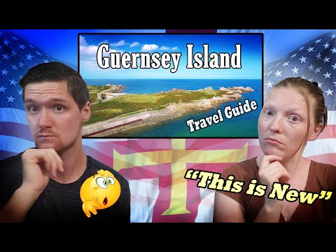 Americans React - To Guernsey Travel Guide Video