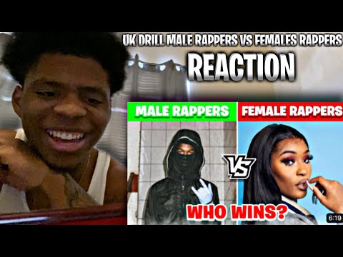 American Reacts To Uk Drill: Male Rappers Vs Female Rappers