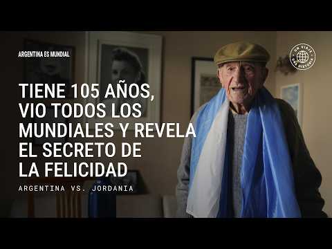 Argentina vs. Jordania: el hincha que sigue la selección hace 105 años desde un pueblo de Córdoba