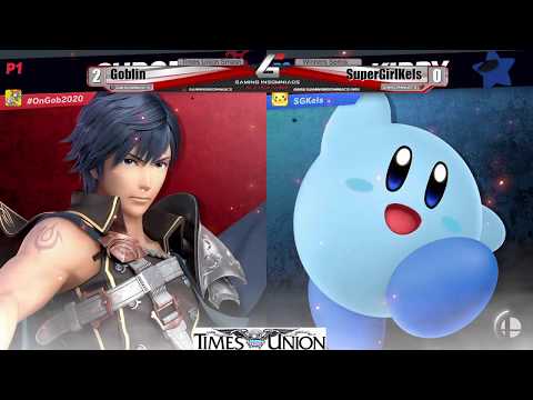 Times Union Smash Winners Semis   Goblin Chrom Vs  SuperGirlKels Kirby Smash Ultimate   SSBU