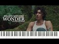 Shawn Mendes - Wonder (Piano Tutorial + Sheets)