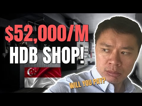 Video thumbnail for SINGAPORE HDB SHOPS $52,000/M RENT?! If this continues, inflation will go up!
