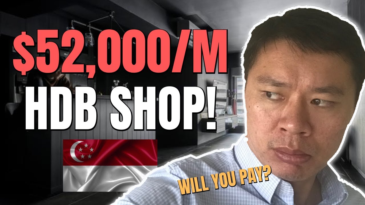 SINGAPORE HDB SHOPS $52,000/M RENT?! If this continues, inflation will go up!
