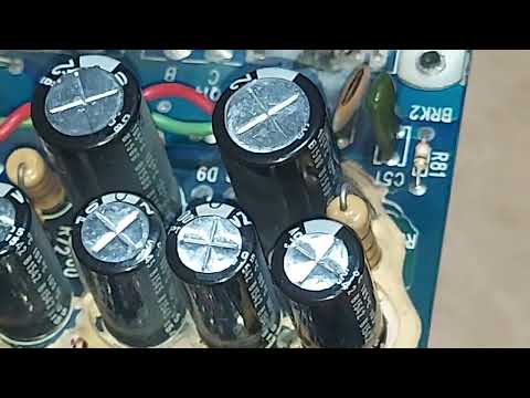 Sunfire true subwoofer MK4 blows fuse when plugged in shorted mosfets, resistors, capacitors