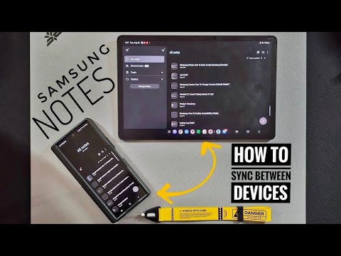 ●Samsung Notes | How To Sync Notes Across Samsung Devices (Productivity Tip)!