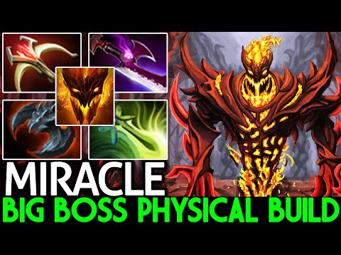 MIRACLE [Shadow Fiend] Big Boss Mid Crazy Physical Build 7.26 Dota 2