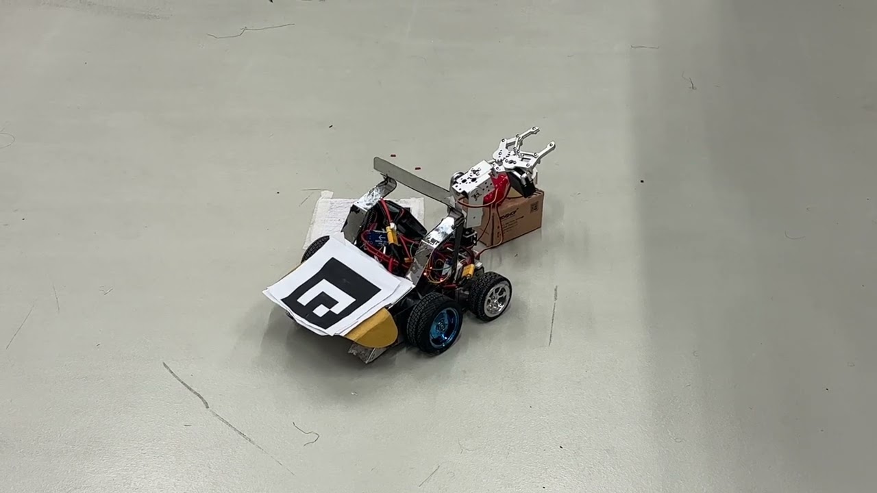 Autonomous Multi-Terrain Service Robot demo