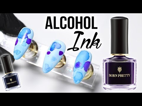 Alcohol Ink NAIL ART I Testing Born Pretty "Blooming Polish" Video