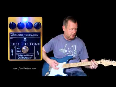 Free The Tone QA-2 Quad Arrow Distortion 2010s - Yellow image 10