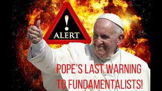 Breaking News: If Pope Francis was Honest (Parody)