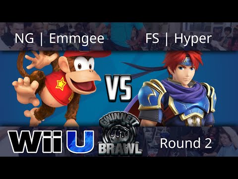 Gwinnett Brawl June - NG | Emmgee (Diddy) vs FS | Hyper (Roy) - Smash 4 Round 2